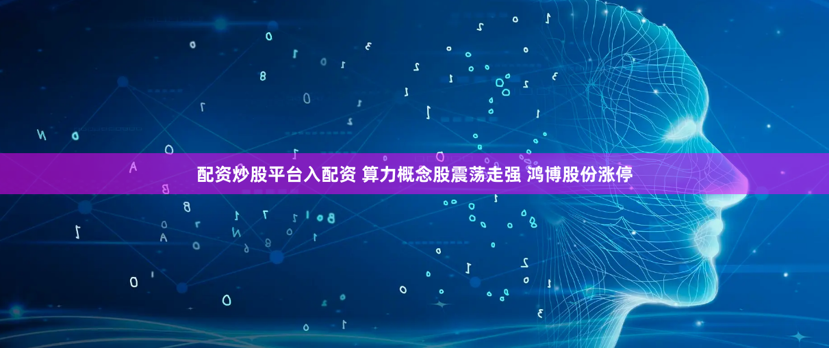 配资炒股平台入配资 算力概念股震荡走强 鸿博股份涨停