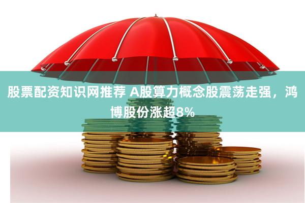 股票配资知识网推荐 A股算力概念股震荡走强，鸿博股份涨超8%